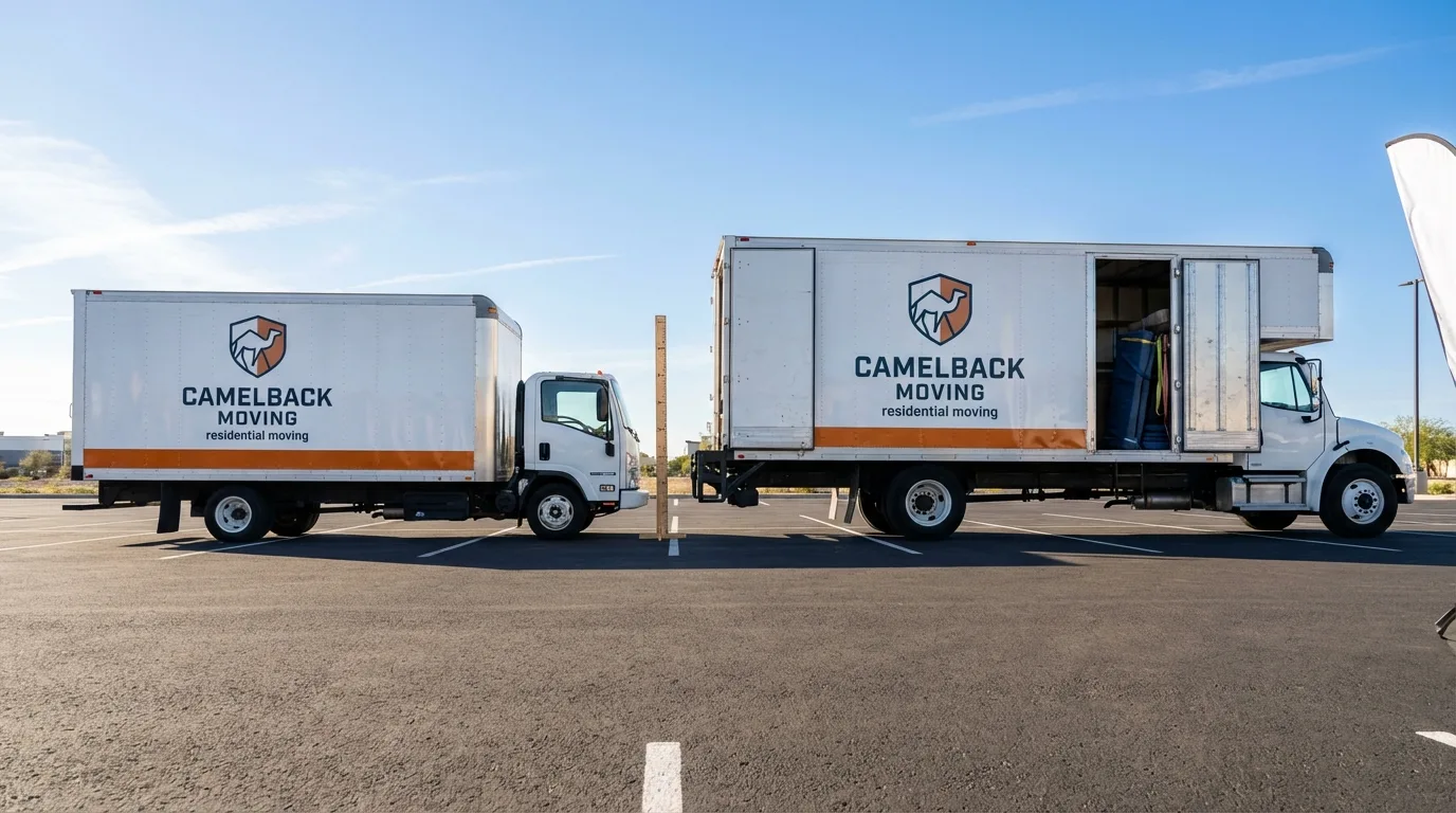 Moving truck size capacity guide in Gouldsboro